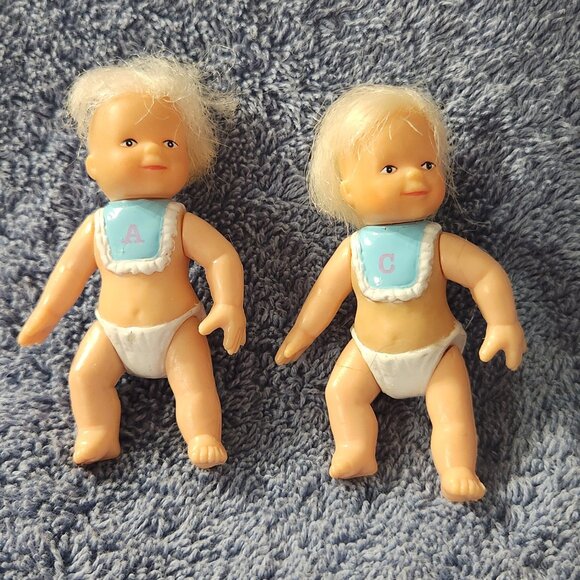 Tara Toys *VINTAGE* 1980's ABC Triplets Doll Set - Picture 4 of 9